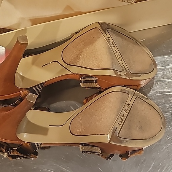 Very loved, worn once, size 9, Sophie Theallet for Nine West 6 in. heels. - Picture 4 of 4